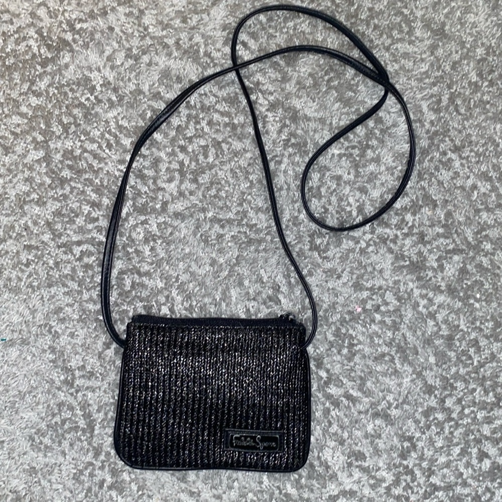 Must Bundle For $3 Deal! Falchi Sport womens small black sparkly shoulder bag